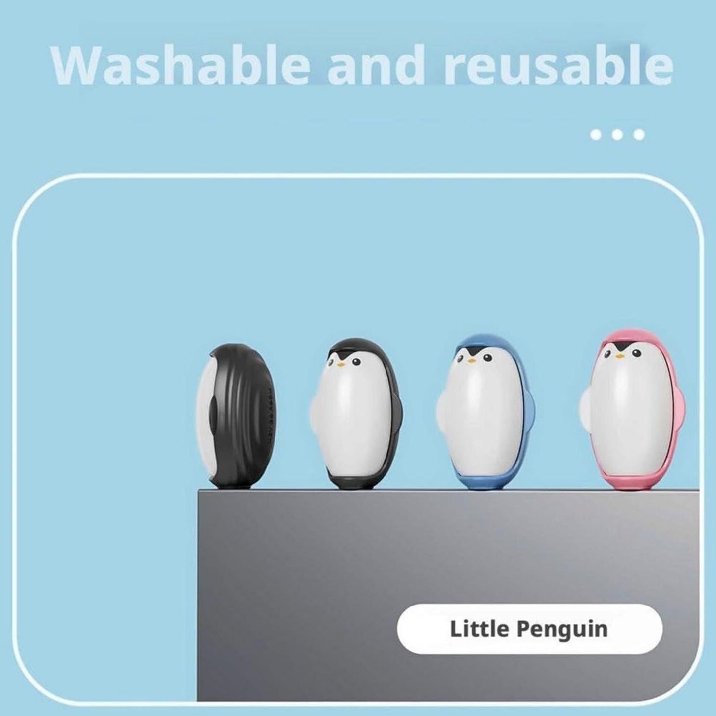 Penguin Shape Washable Sticky Roller