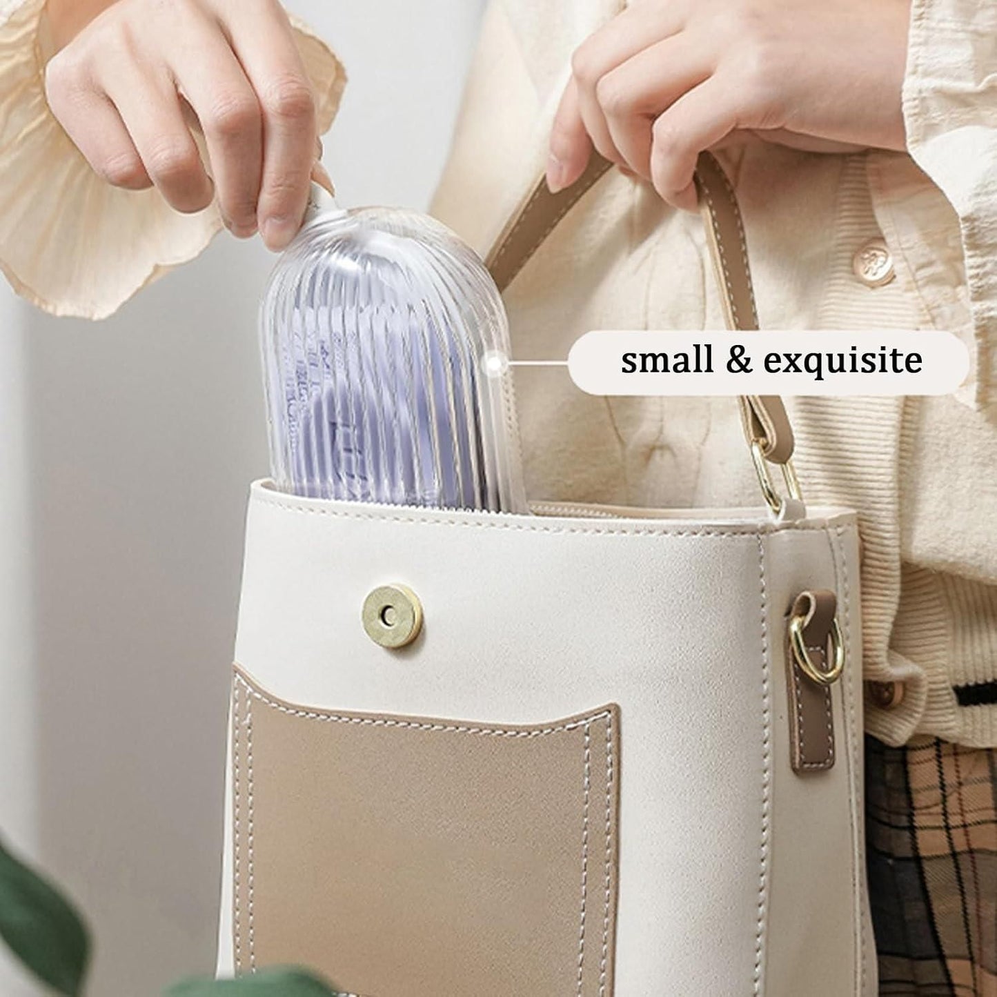 2 In 1 Travel Soap Case with Silicone Brush