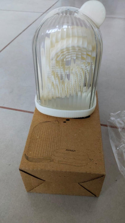 2 In 1 Travel Soap Case with Silicone Brush